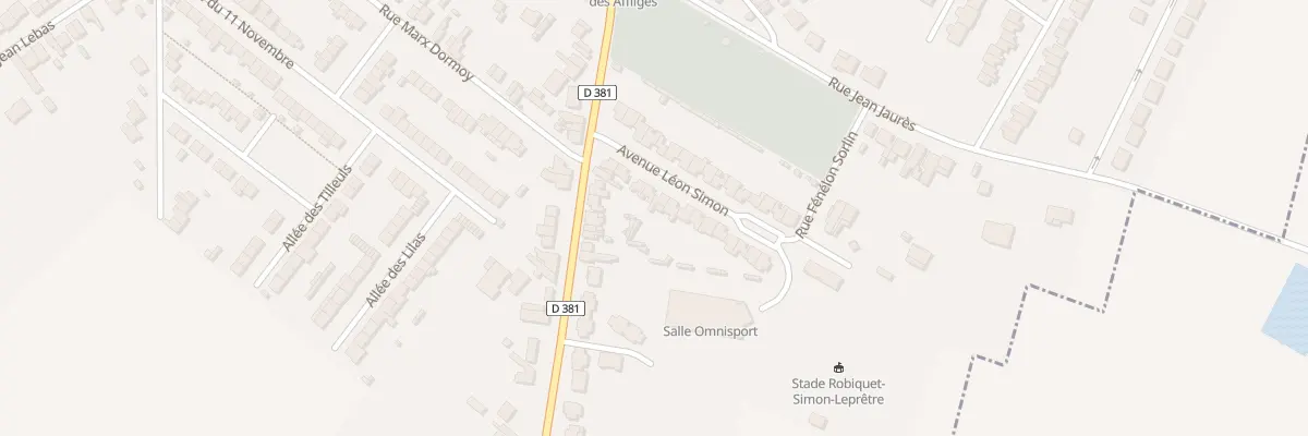 Plan du 10 Rue Leon Simon à Neuville-sur-Escaut