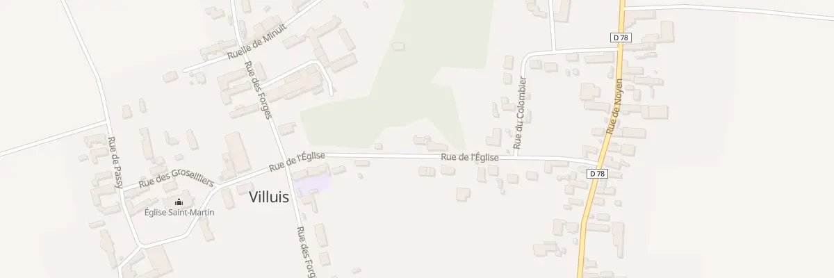 Plan du 6 Rue de l’Eglise à Villuis
