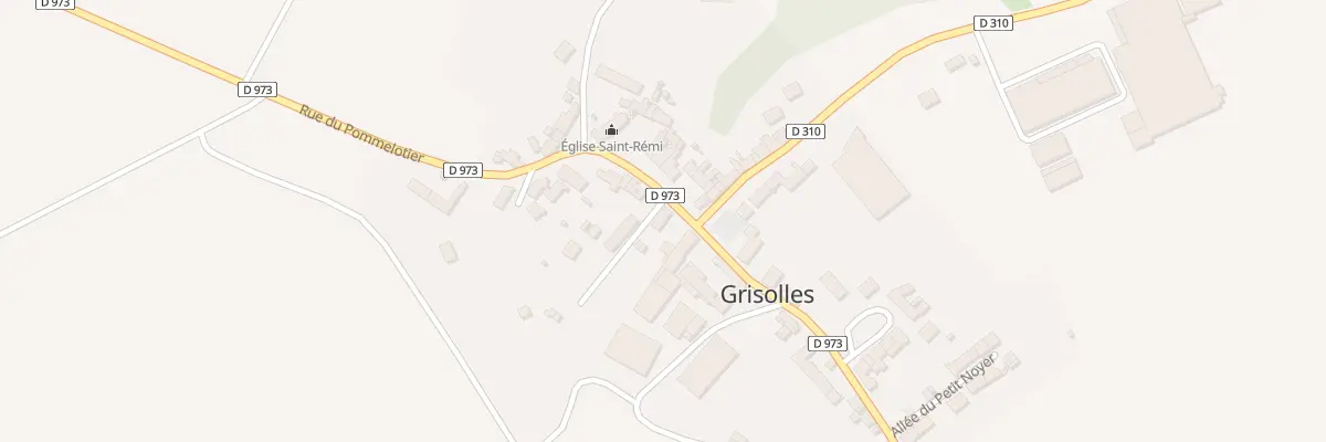 Plan du 2 Rue du Pré aux Loups à Grisolles