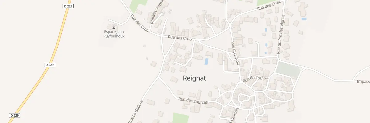Plan du 5097 Bourg de Reignat à Reignat