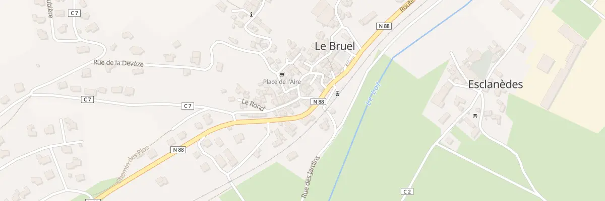 Plan du 5047 Pl du Four à Esclanèdes