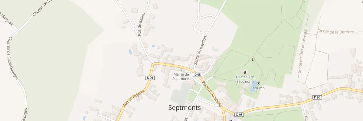 Plan du 2 Rue de Noyant à Septmonts