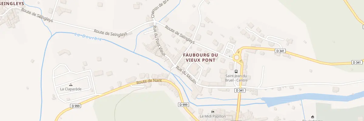 Plan du 5631 Faubourg du Pont Vieux à Saint-Jean-du-Bruel