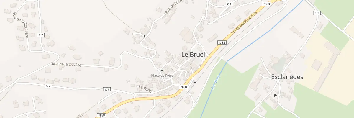 Plan du 5015 Pas de l’Ayre à Esclanèdes