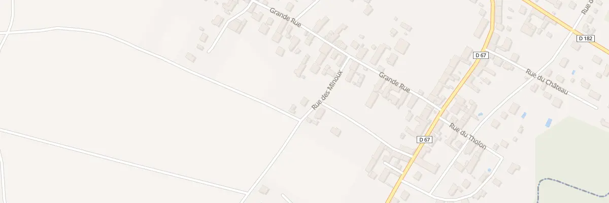Plan du 2 Rue des Minoux à Chamvres