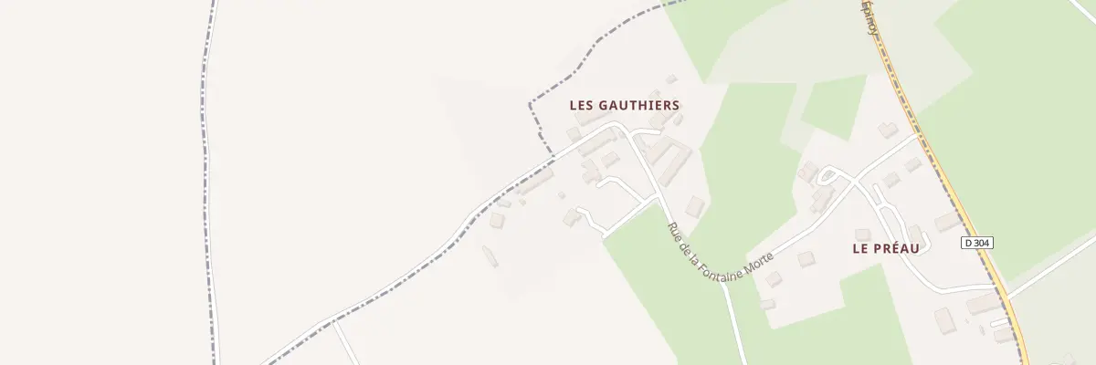 Plan du 17 Rue de la Fontaine Morte à Parly
