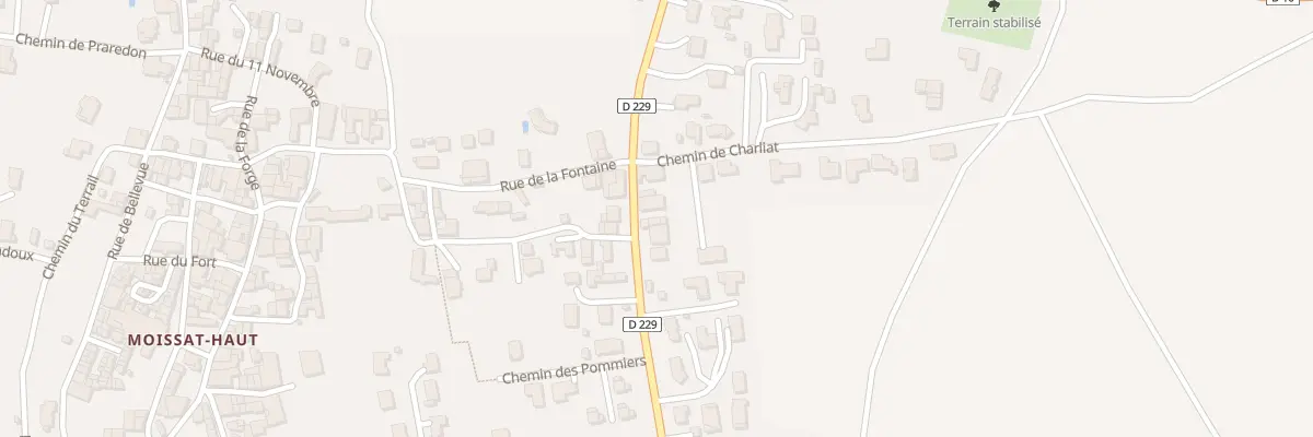 Plan du 31 Rte de Billom à Moissat