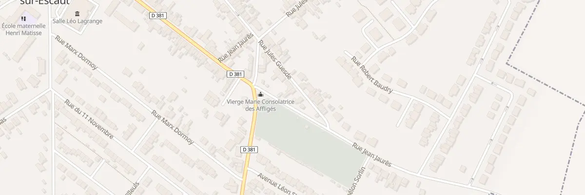 Plan du 84 Rue Jules Guesde à Neuville-sur-Escaut