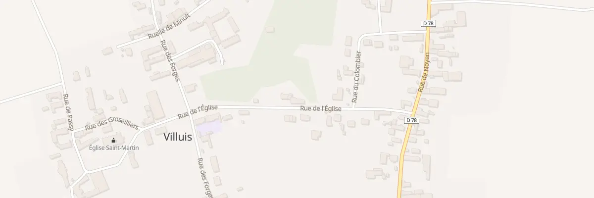 Plan du 4 Rue de l’Eglise à Villuis