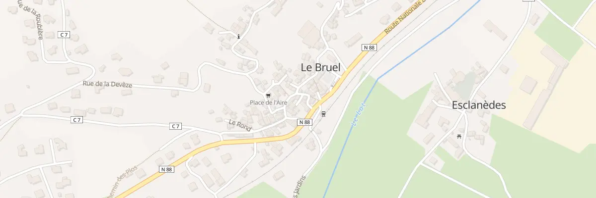 Plan du 5052 Rue du Mûrier à Esclanèdes