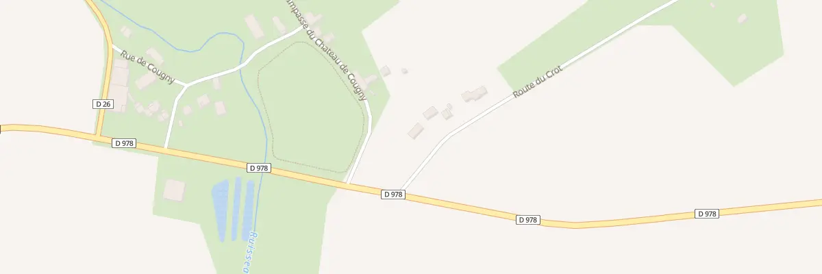 Plan du 2 Imp du Chateau de Cougny à Saint-Jean-aux-Amognes