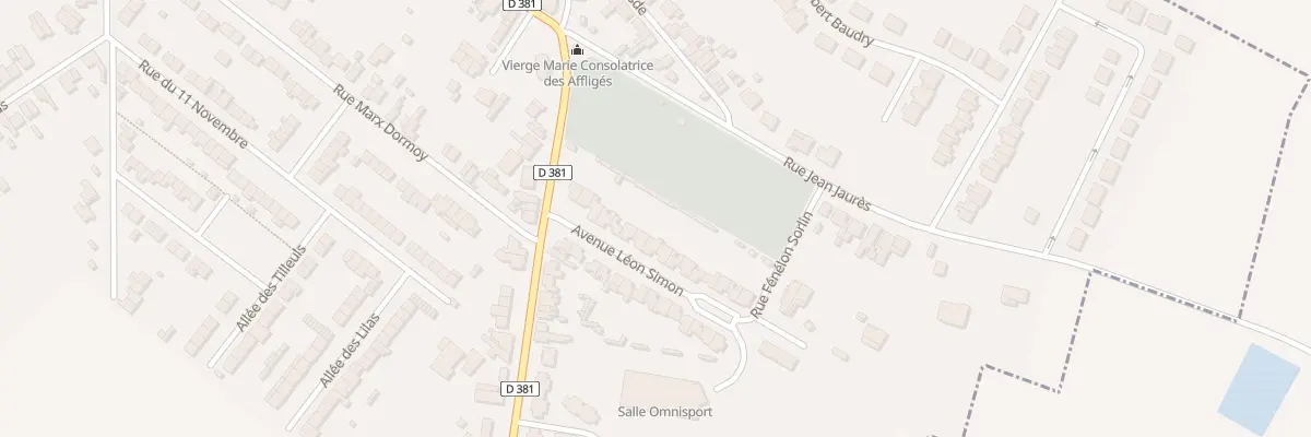 Plan du 13 Rue Leon Simon à Neuville-sur-Escaut