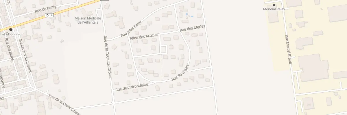 Plan du 4 Pl des Tilleuls à Montholon