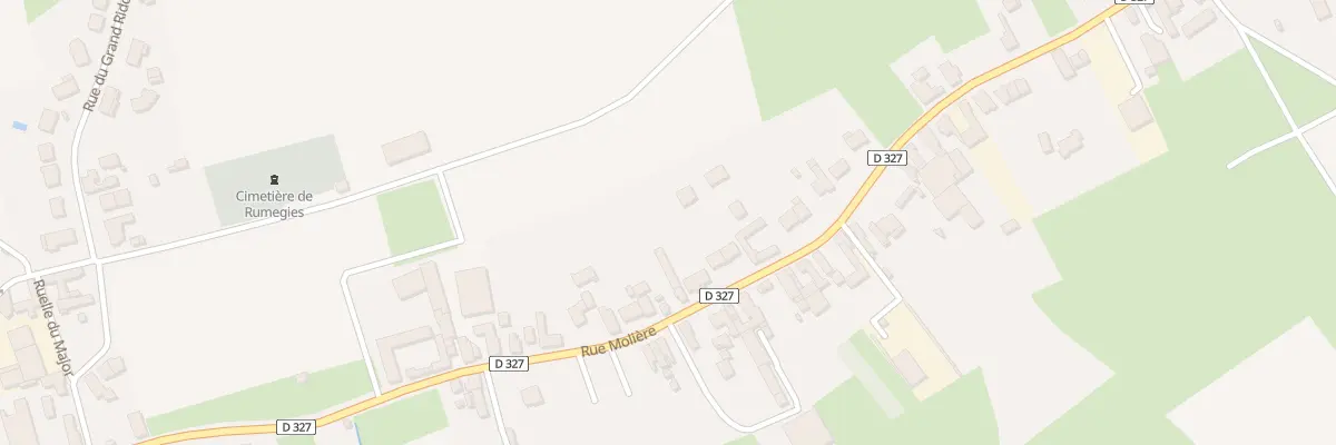 Plan du 493 Rue Molière à Rumegies