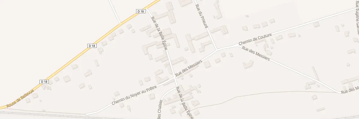 Plan du 15 Rue de la Belle Epine à Hermé
