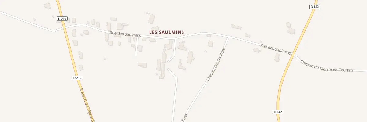 Plan du 19 Rue des Saulmins à Paray-sous-Briailles