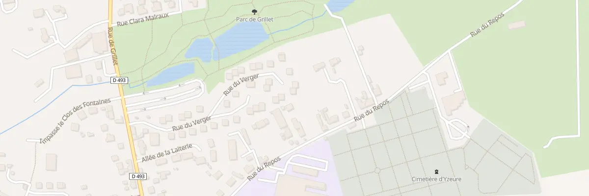 Plan du 29 Rue du Verger à Yzeure