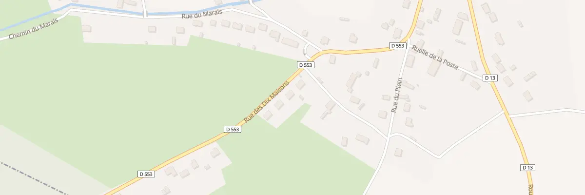 Plan du 15 Rte de Servais à Deuillet
