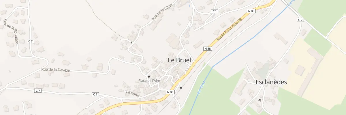 Plan du 5010 Rue du Théron à Esclanèdes