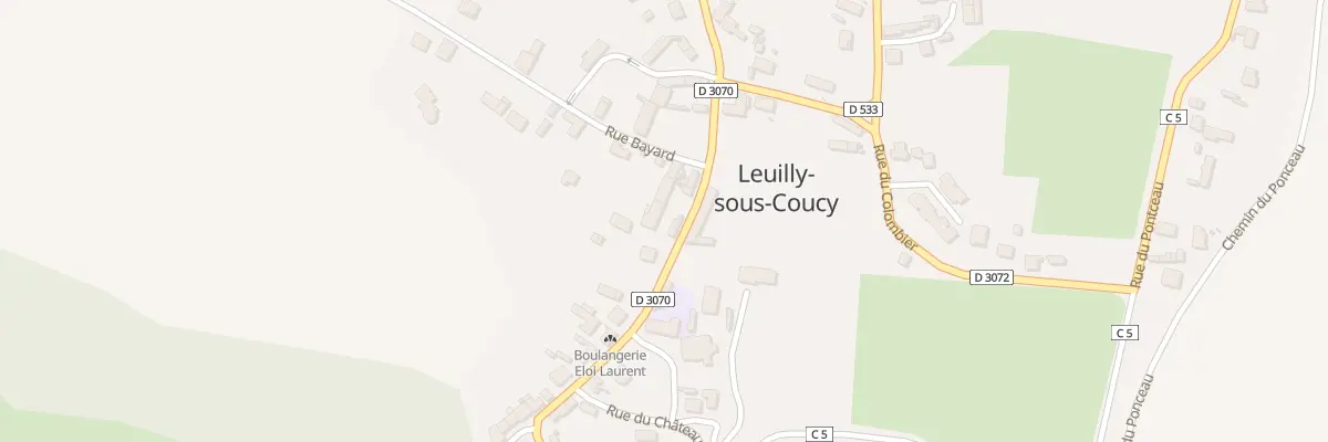Plan du 21 Gr Gde Rue à Leuilly-sous-Coucy