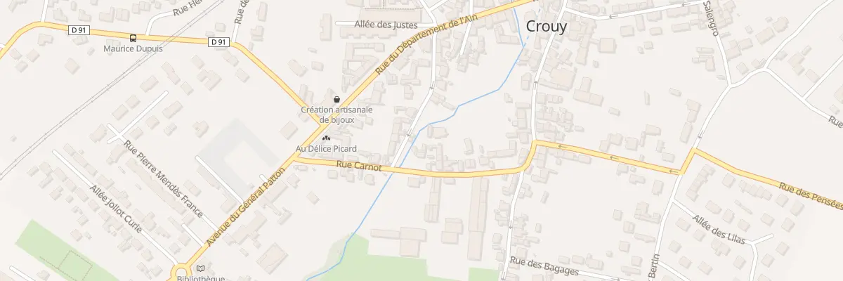 Plan du 5 Rue Carnot à Crouy