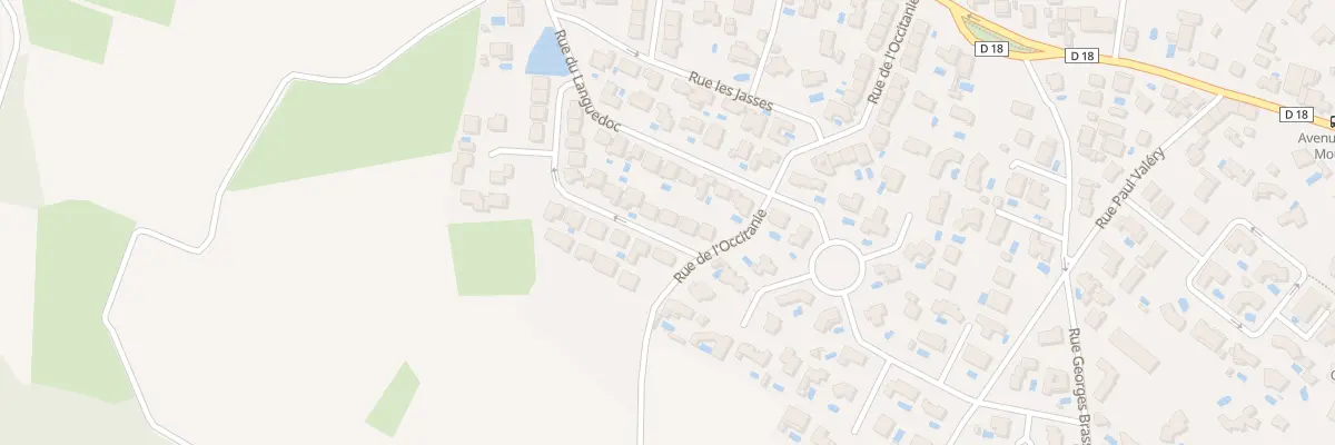 Plan du 6 Rue du Roussillon à Montblanc