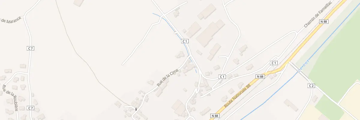 Plan du 5155 Rue de la Cîme à Esclanèdes