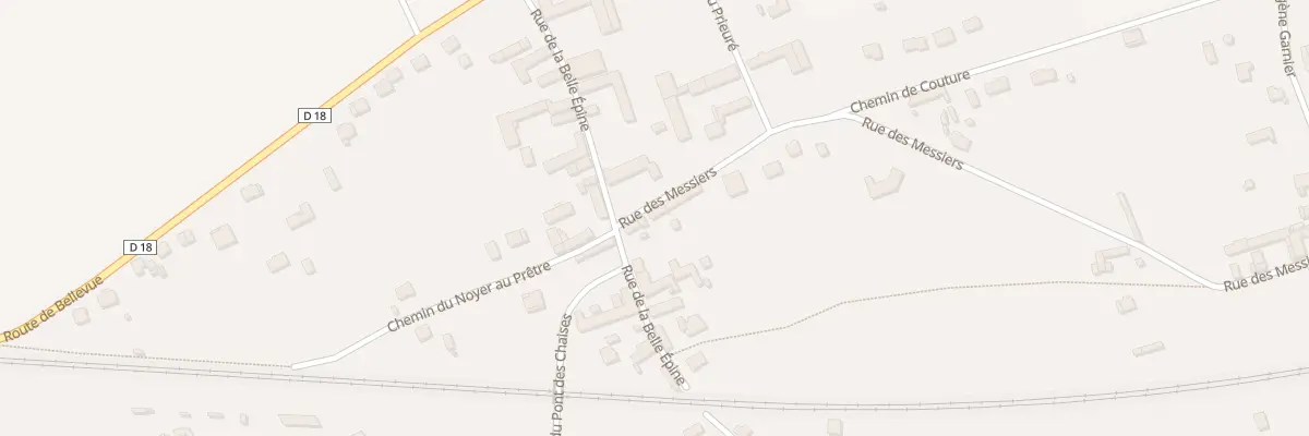 Plan du 11 Rue de la Belle Epine à Hermé