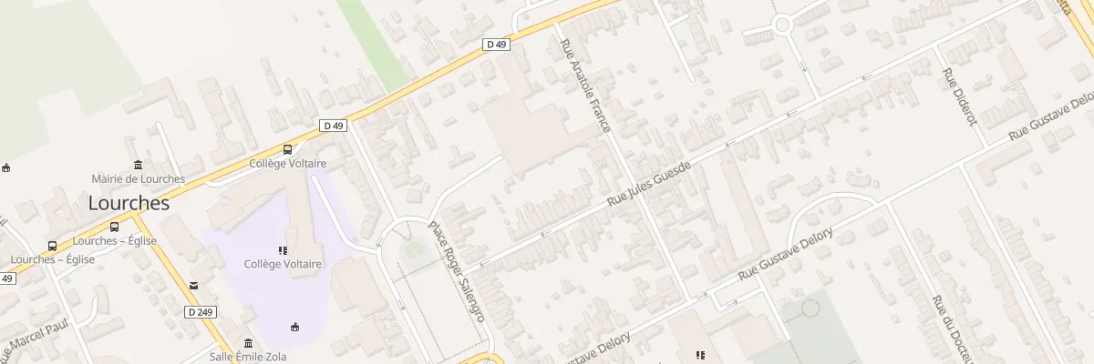 Plan du 89 Rue Jules Guesde à Lourches