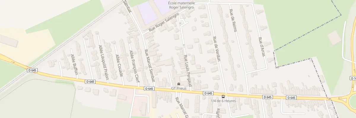 Plan du 17 Rue Louis Pergaud à Escaudain