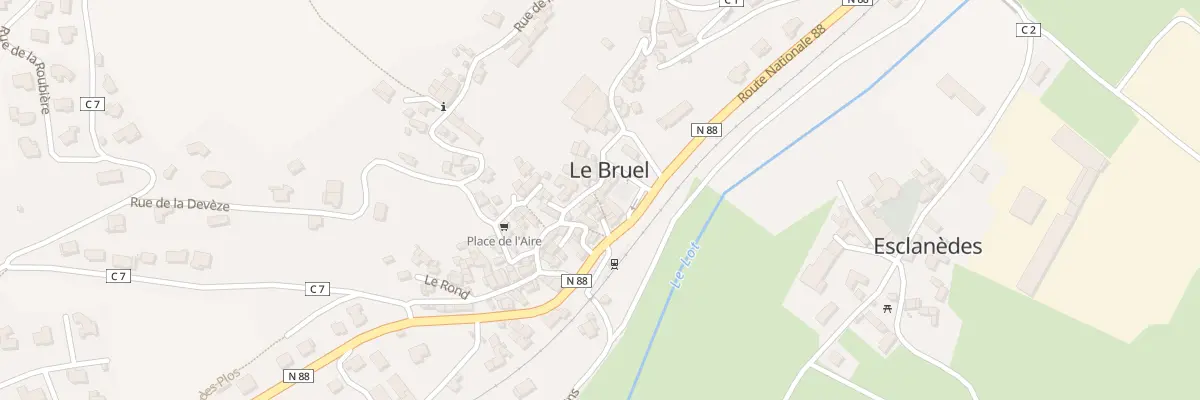 Plan du 5017 Rue du Terral à Mende