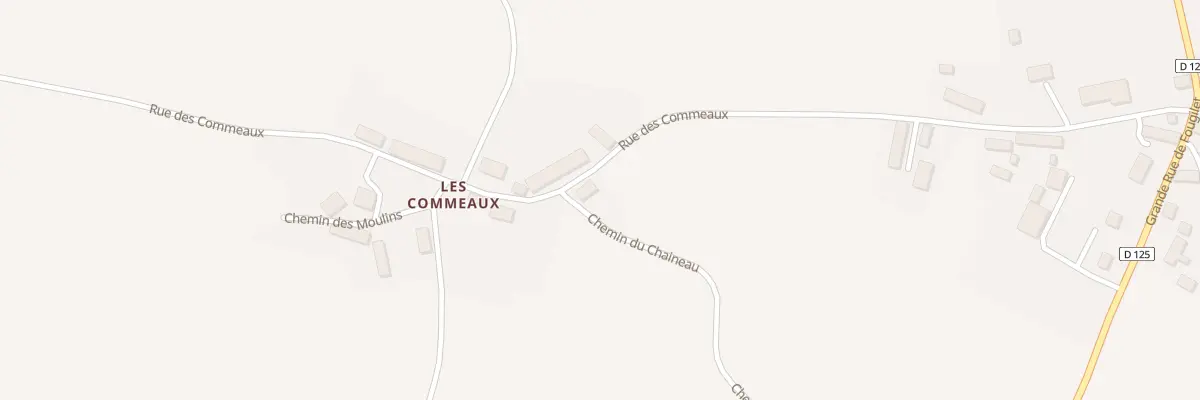 Plan du 1 Che du Chaineau à Sougères-en-Puisaye
