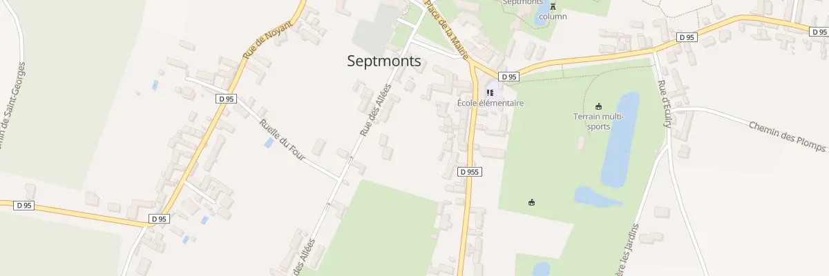 Plan du 14 Rue du Moulin à Septmonts