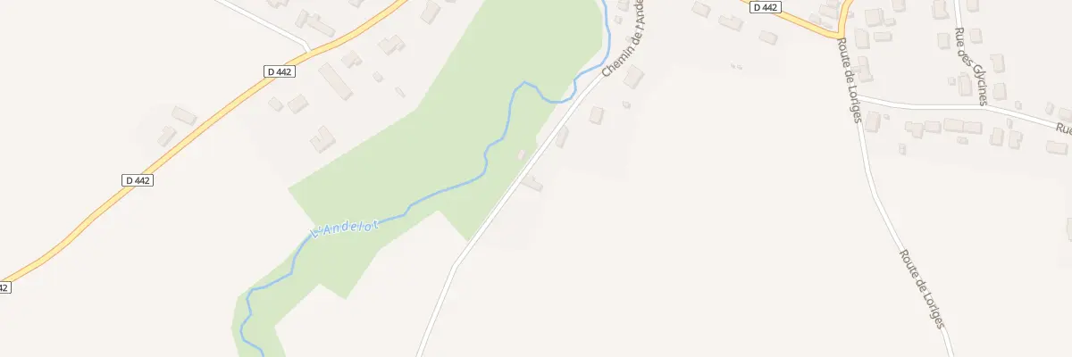 Plan du 15 Chem de l’Andelot à Paray-sous-Briailles