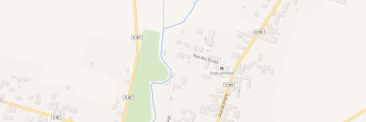Plan du 5 Rue des Ecoles à Senan