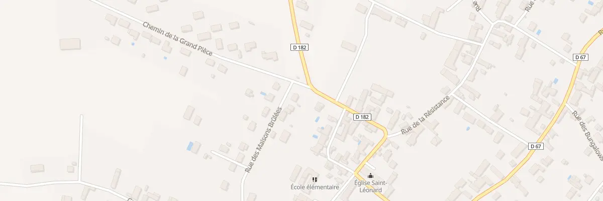 Plan du 1 Rue des Maisons Brûlées à Chamvres