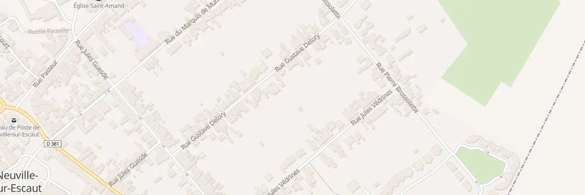 Plan du 36 Rue Gustave Delory à Neuville-sur-Escaut
