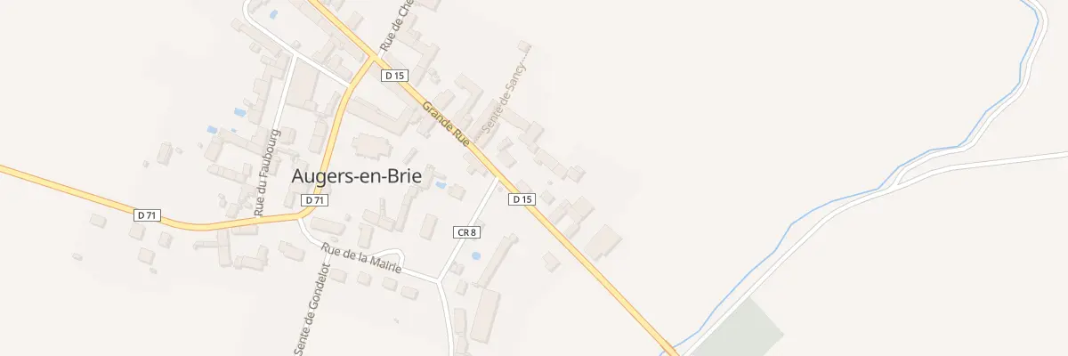 Plan du 7 Rue Grande à Augers-en-Brie