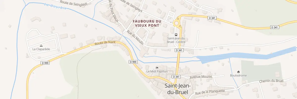 Plan du 5308 Rue du Moulin à Saint-Jean-du-Bruel
