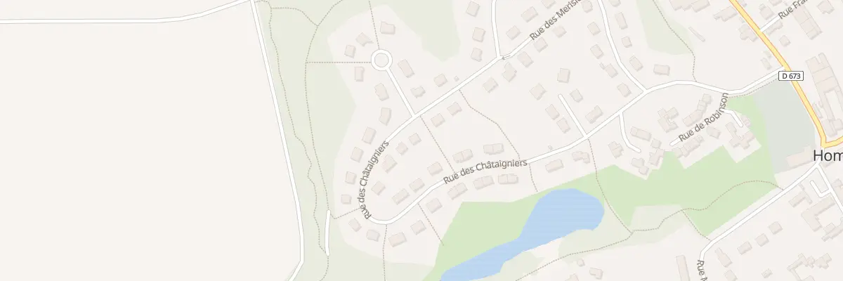 Plan du 28 Rue des Châtaigniers à Homblières