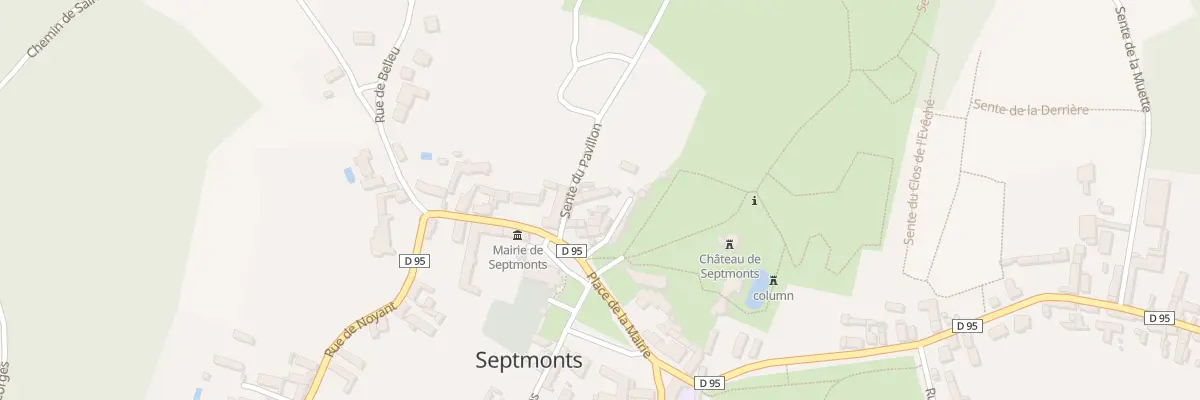 Plan du 16 Pl de la Mairie à Septmonts