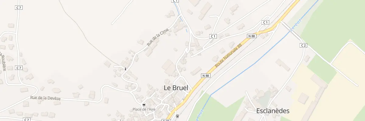 Plan du 5004 Rue du Mapas à Esclanèdes