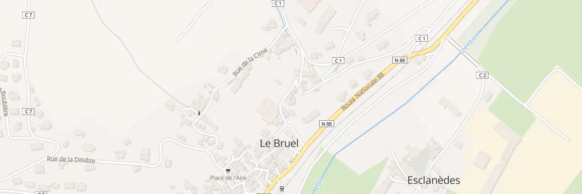 Plan du 5167 Rue du Mapas à Esclanèdes