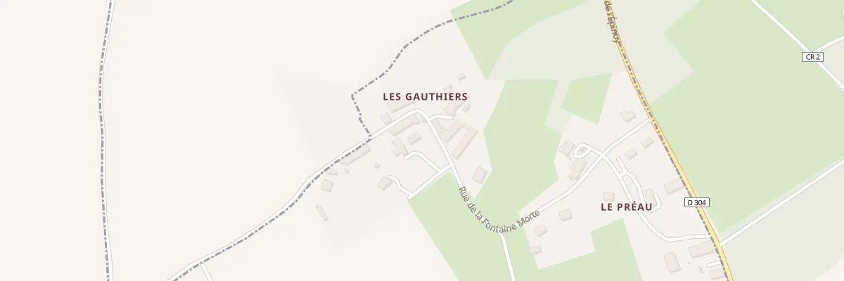 Plan du 15 Rue de la Fontaine Morte à Parly