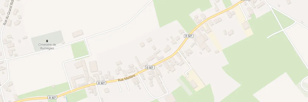 Plan du 557 Rue Molière à Rumegies