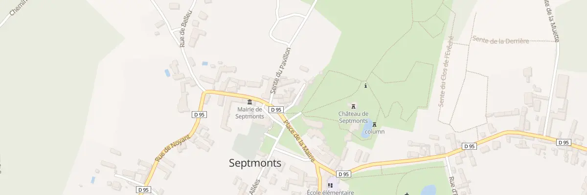 Plan du 20 Pl de la Mairie à Septmonts
