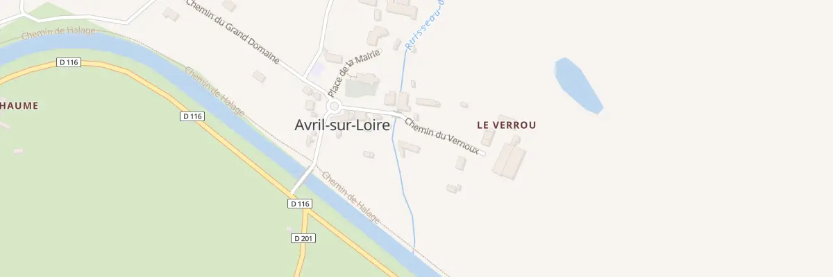 Plan du 2 Che du Vernoux à Avril-sur-Loire