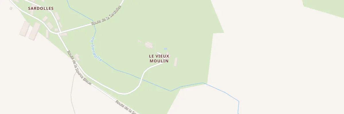 Plan du 111 Rte de la Source bleue à Beaumont-Sardolles