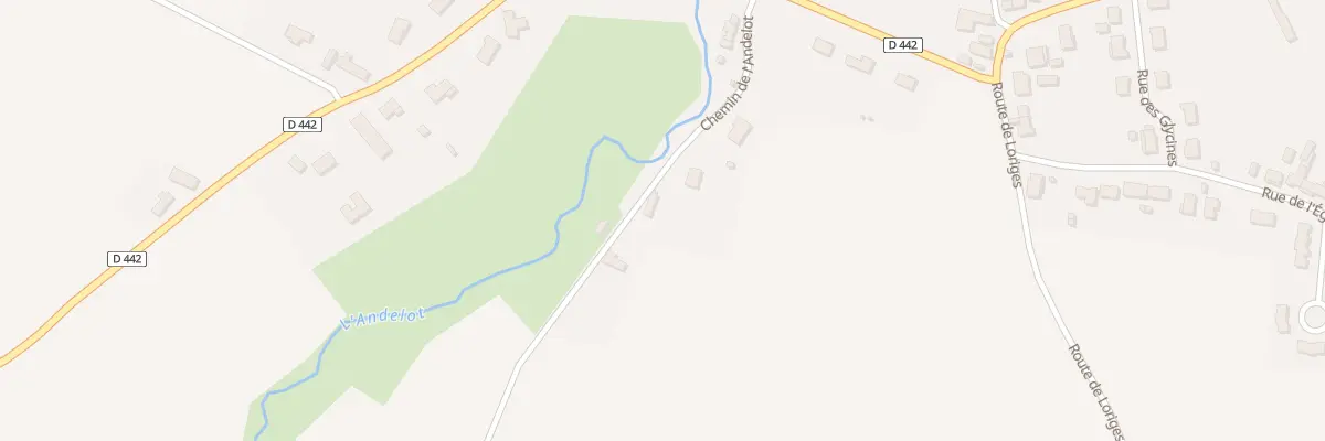 Plan du 11 Chem de l’Andelot à Paray-sous-Briailles