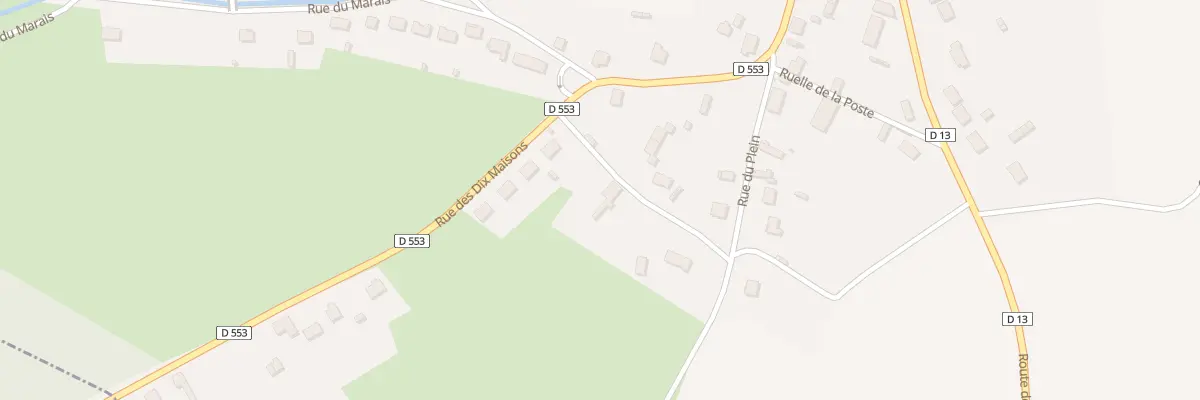 Plan du 2 Rue de la Sablière à Deuillet